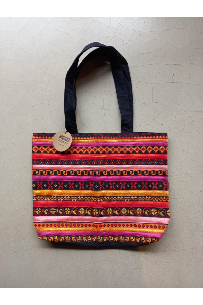 Signature X-Stitch Tote Bag - Fire